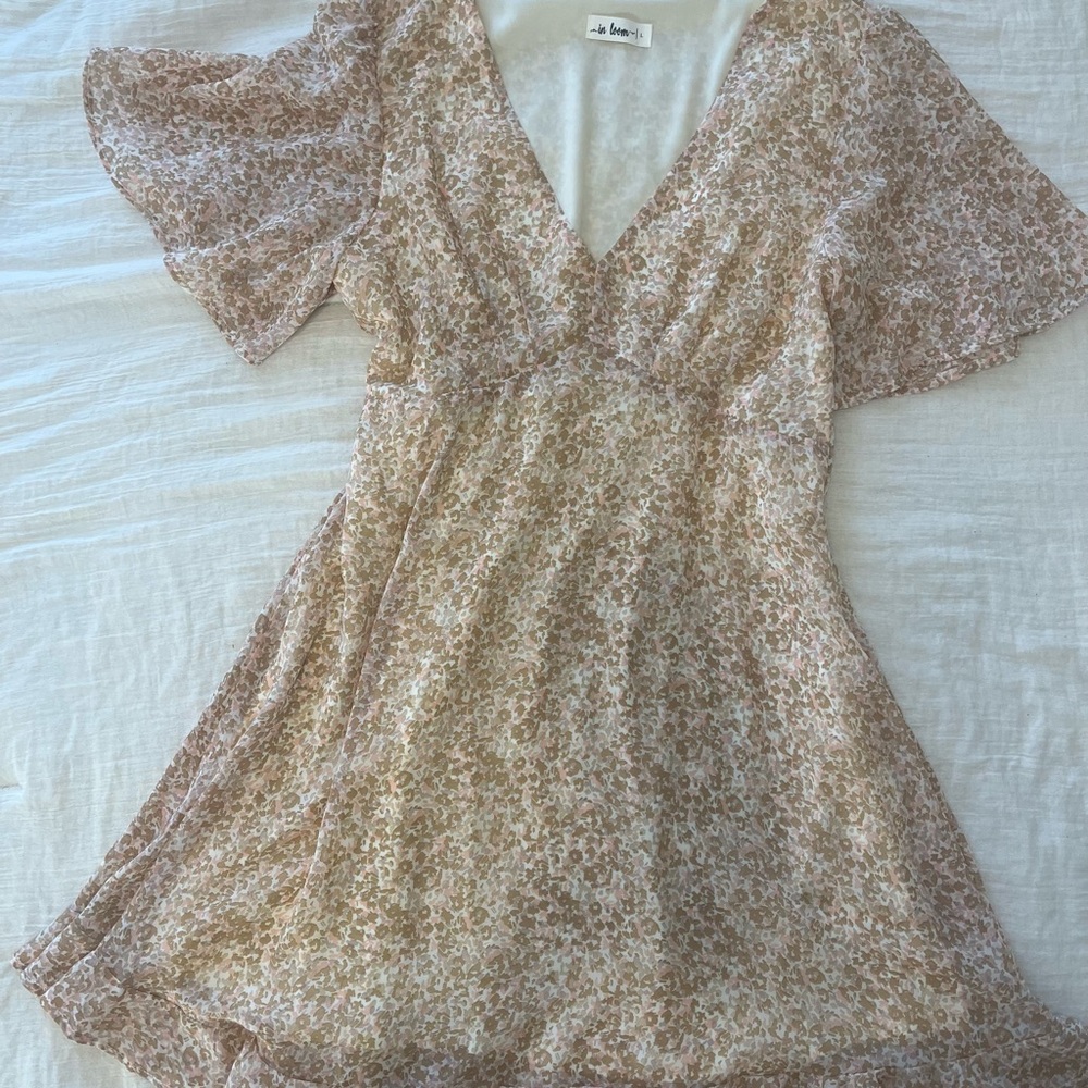 Floral V-Neck Dress